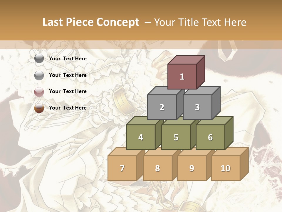 A Woman In A White Dress Is Holding A Sword PowerPoint Template