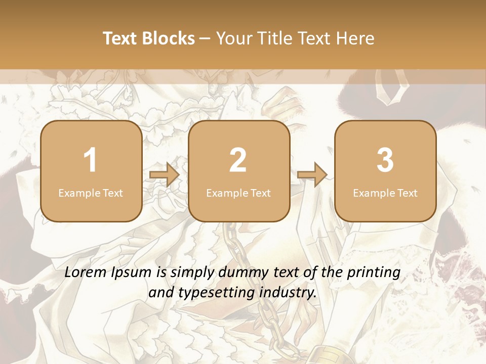 A Woman In A White Dress Is Holding A Sword PowerPoint Template