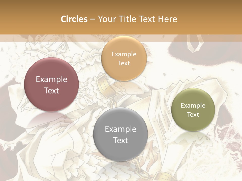 A Woman In A White Dress Is Holding A Sword PowerPoint Template