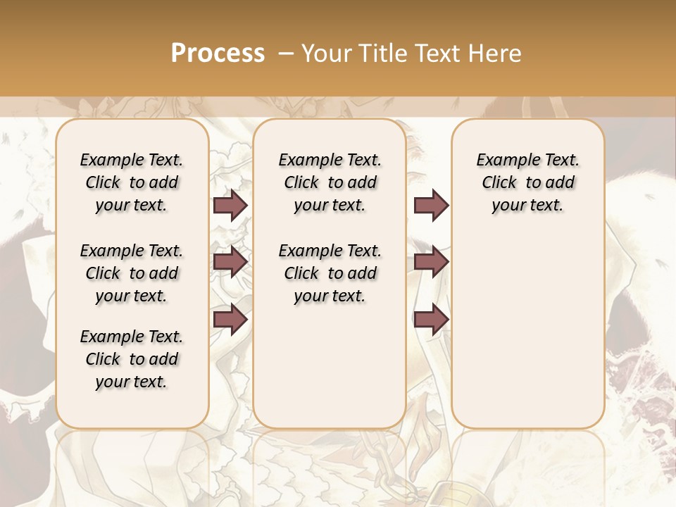 A Woman In A White Dress Is Holding A Sword PowerPoint Template
