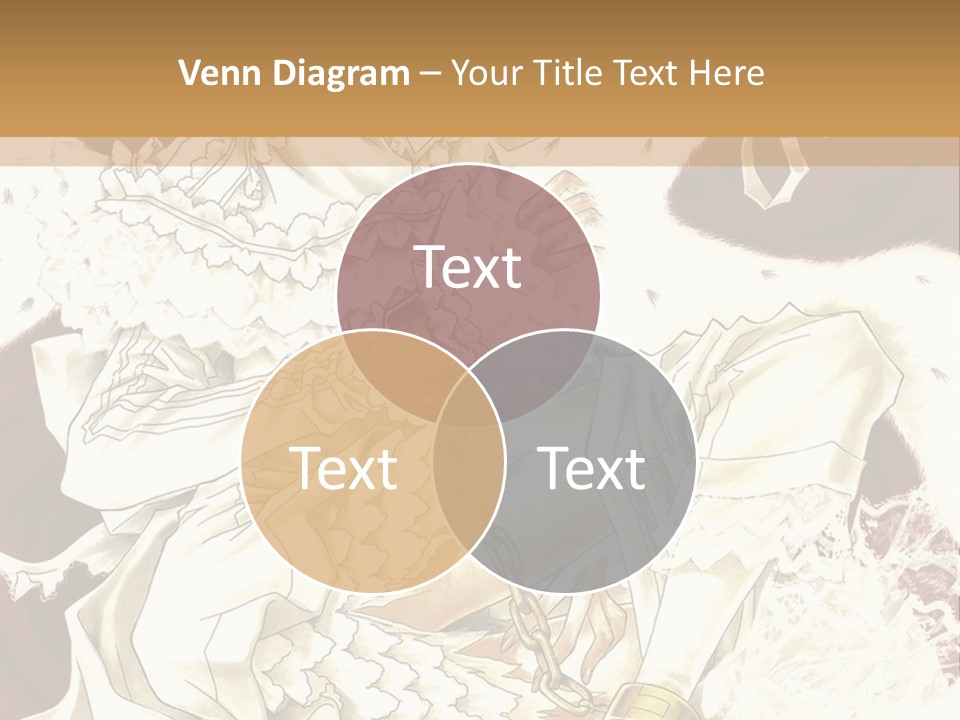 A Woman In A White Dress Is Holding A Sword PowerPoint Template