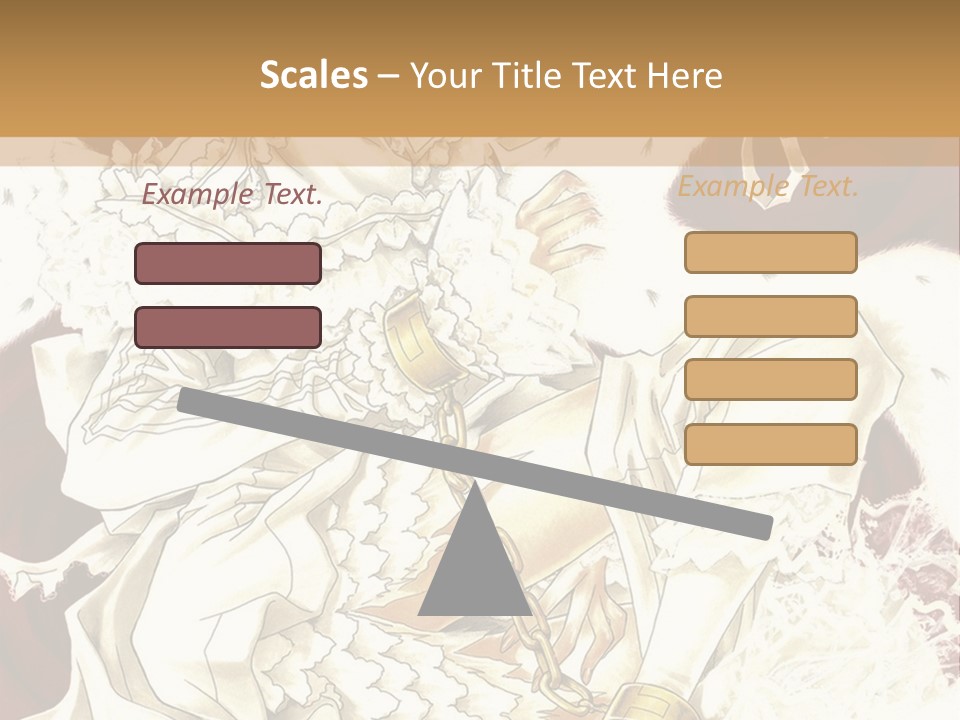 A Woman In A White Dress Is Holding A Sword PowerPoint Template