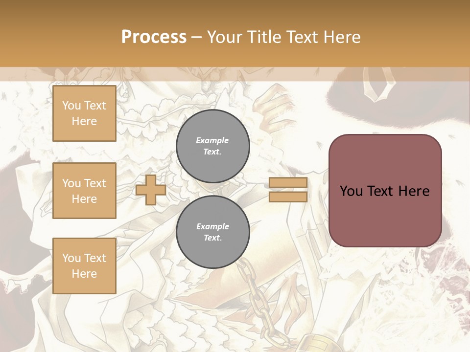 A Woman In A White Dress Is Holding A Sword PowerPoint Template