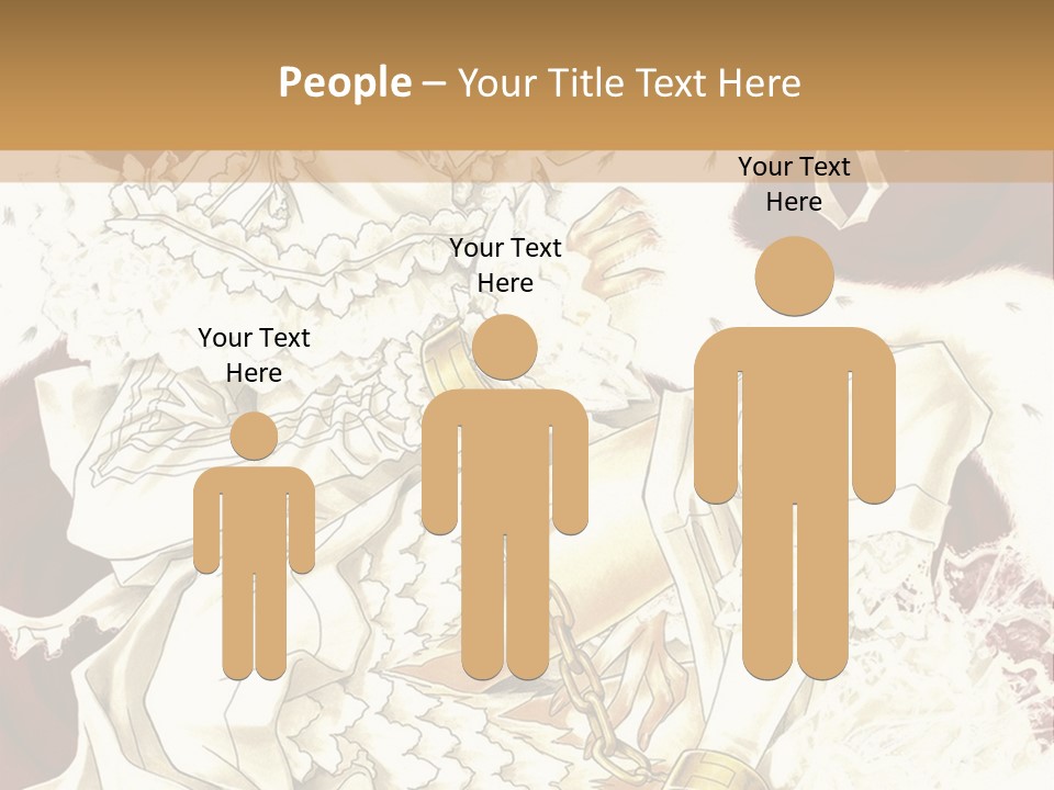 A Woman In A White Dress Is Holding A Sword PowerPoint Template