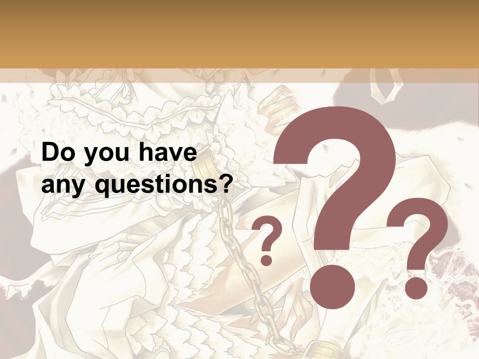 A Woman In A White Dress Is Holding A Sword PowerPoint Template