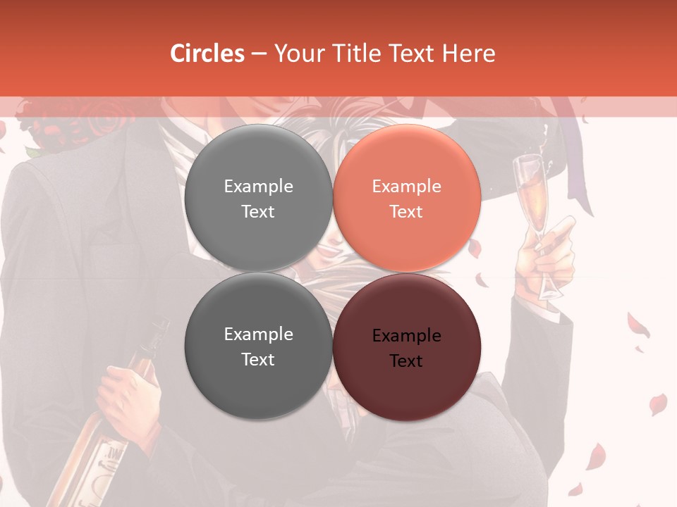 A Couple Of People That Are Hugging Each Other PowerPoint Template