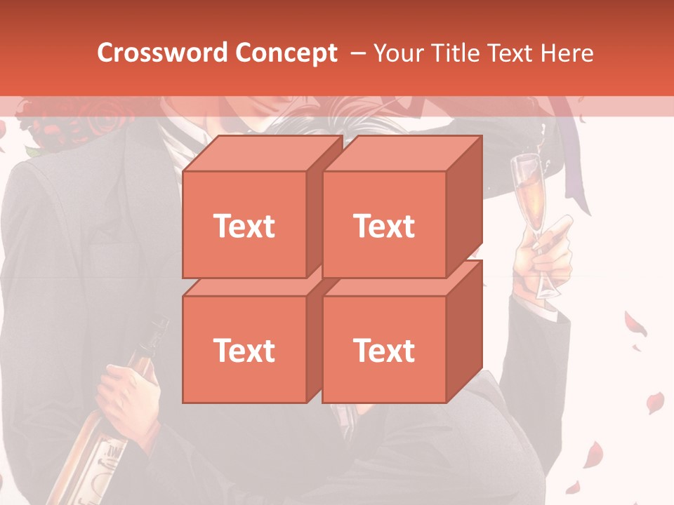A Couple Of People That Are Hugging Each Other PowerPoint Template