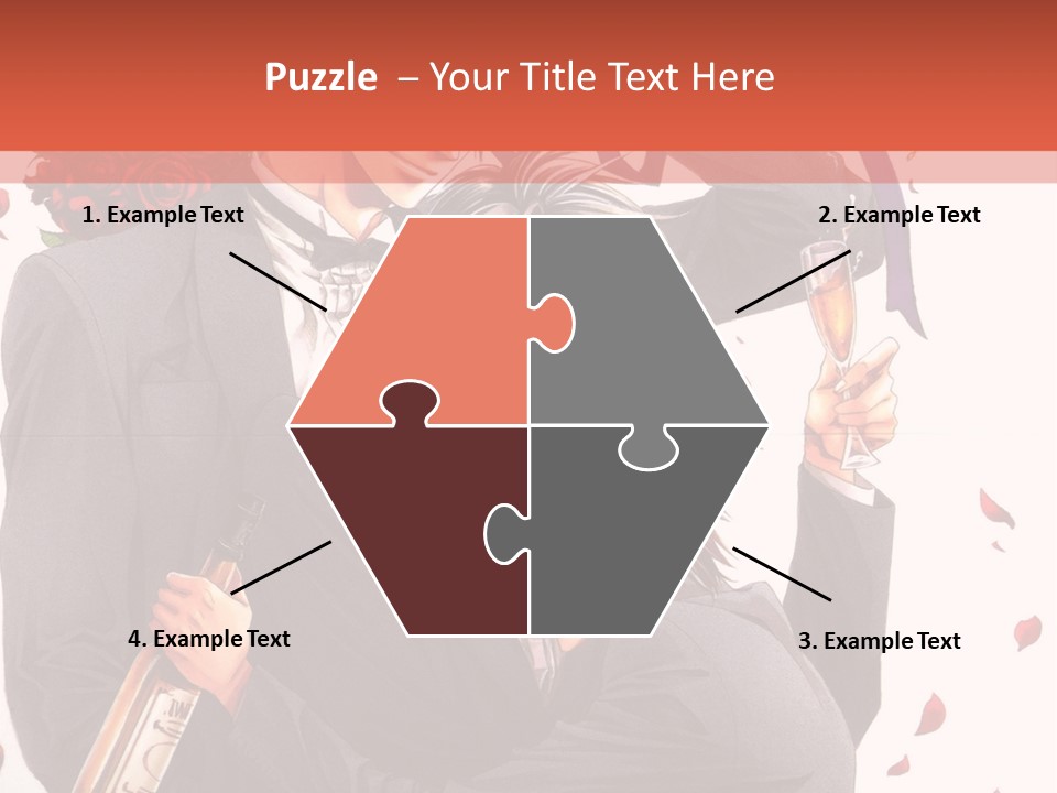 A Couple Of People That Are Hugging Each Other PowerPoint Template