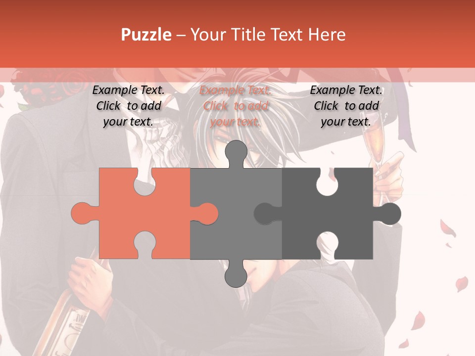 A Couple Of People That Are Hugging Each Other PowerPoint Template