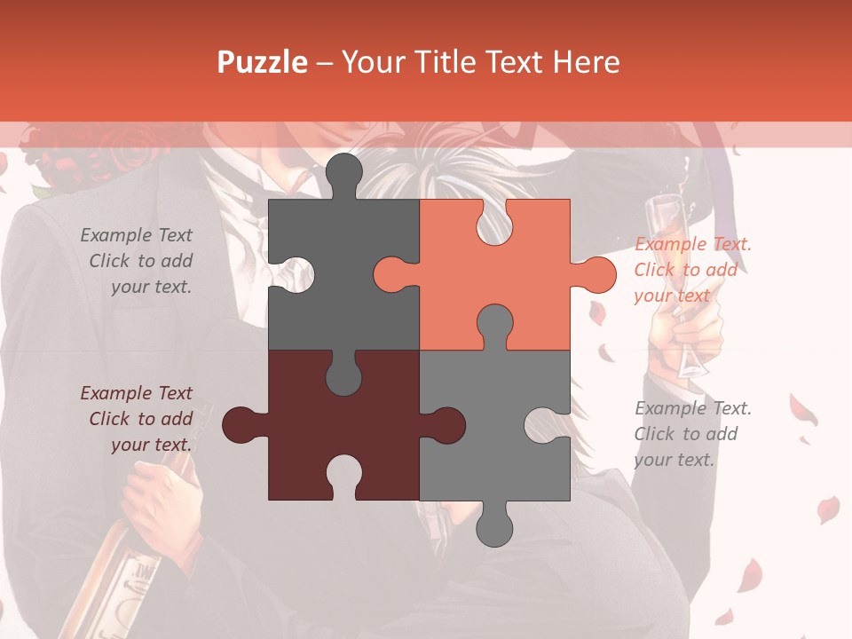 A Couple Of People That Are Hugging Each Other PowerPoint Template