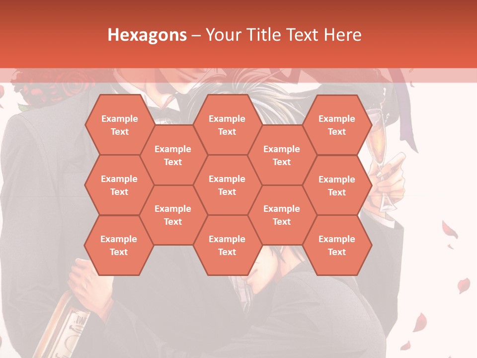 A Couple Of People That Are Hugging Each Other PowerPoint Template