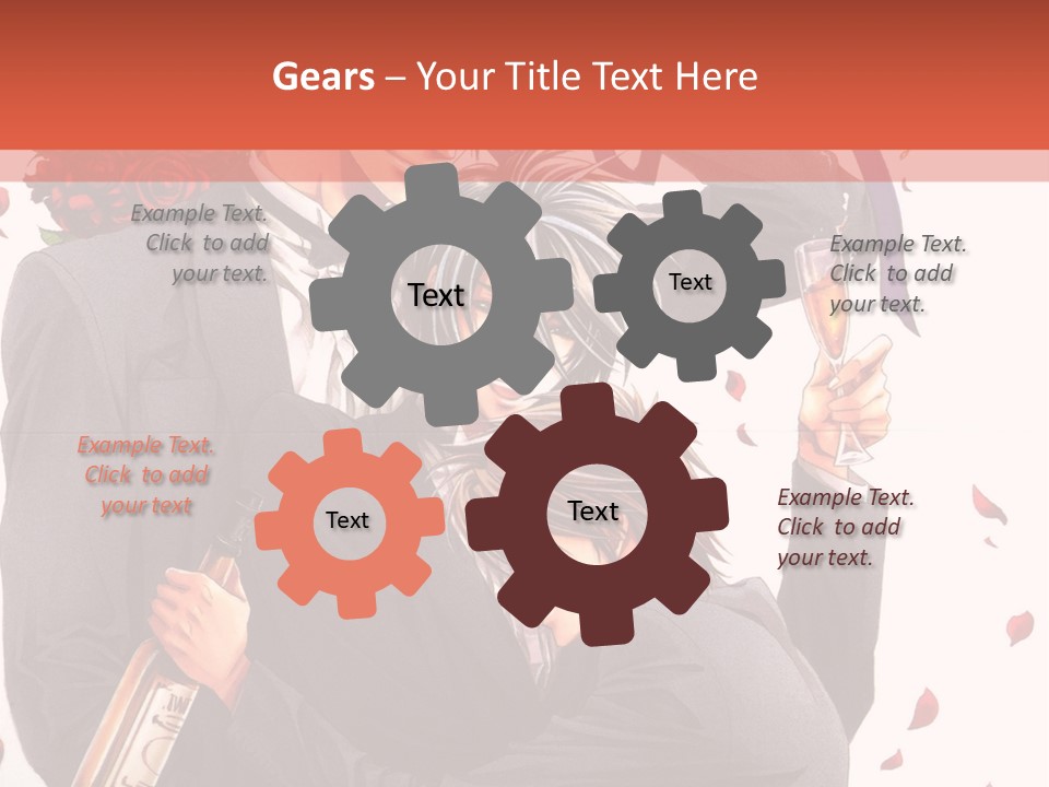 A Couple Of People That Are Hugging Each Other PowerPoint Template