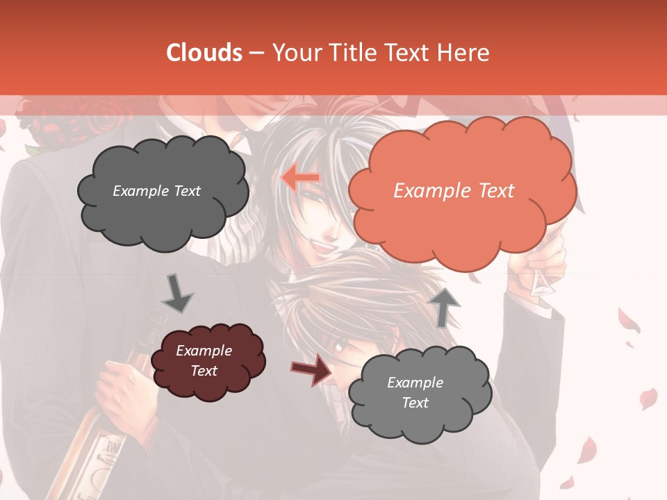 A Couple Of People That Are Hugging Each Other PowerPoint Template