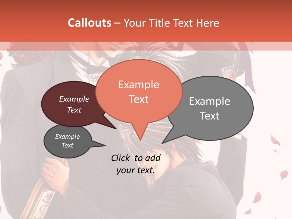 A Couple Of People That Are Hugging Each Other PowerPoint Template