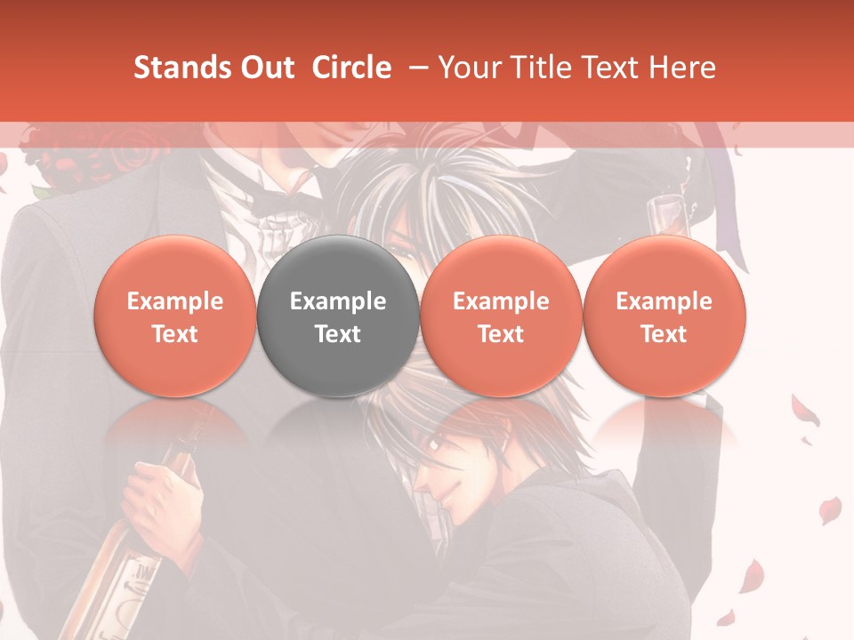 A Couple Of People That Are Hugging Each Other PowerPoint Template