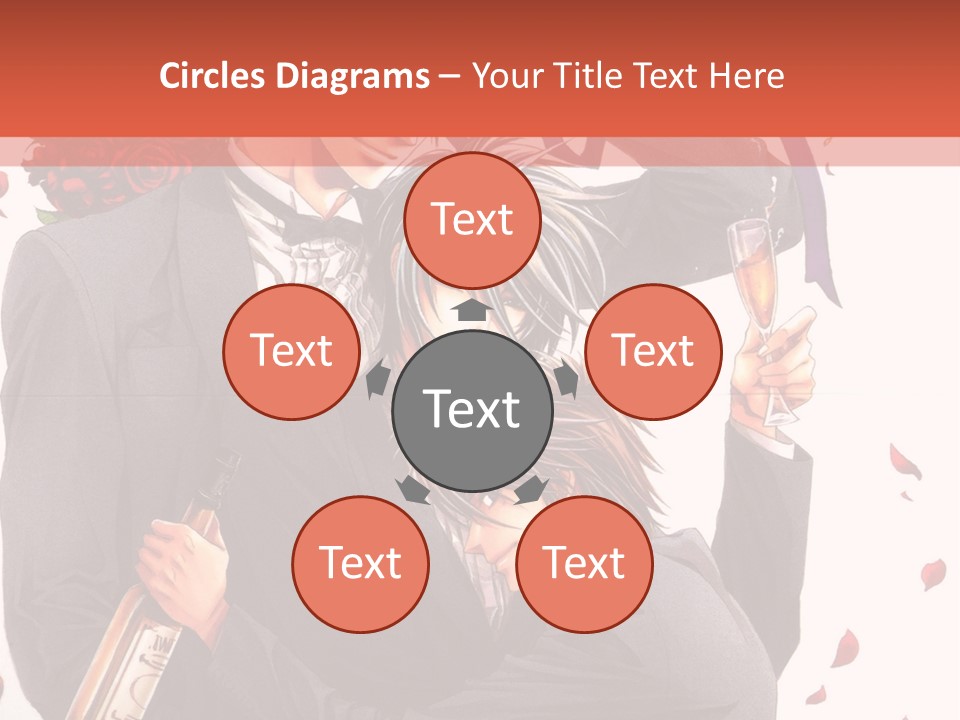 A Couple Of People That Are Hugging Each Other PowerPoint Template