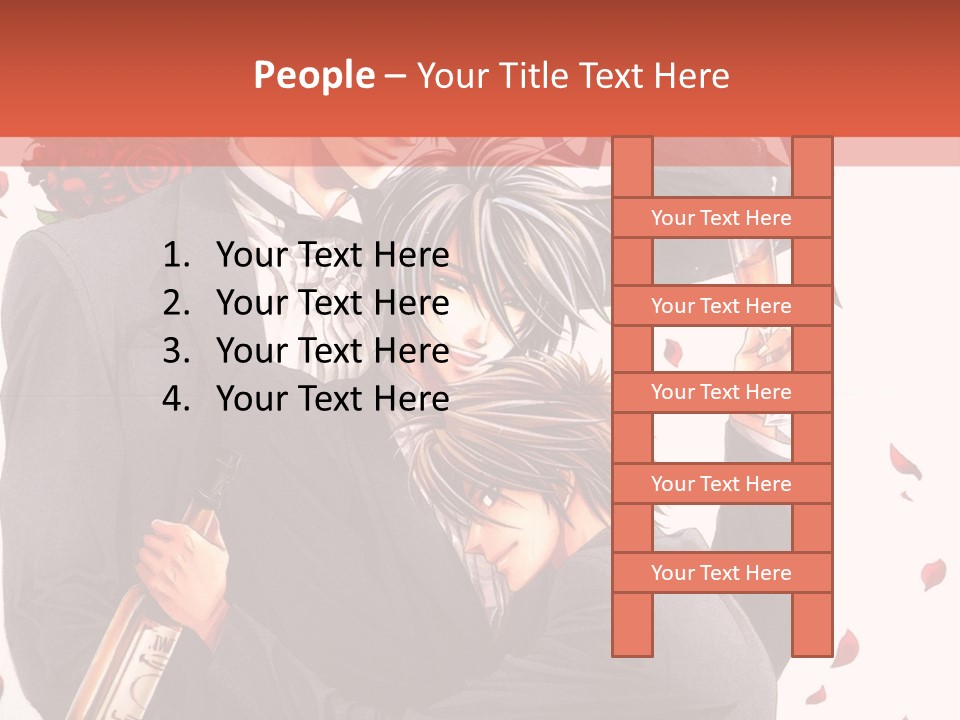A Couple Of People That Are Hugging Each Other PowerPoint Template