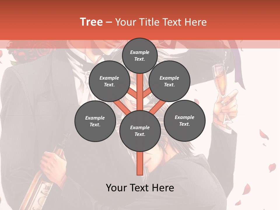 A Couple Of People That Are Hugging Each Other PowerPoint Template