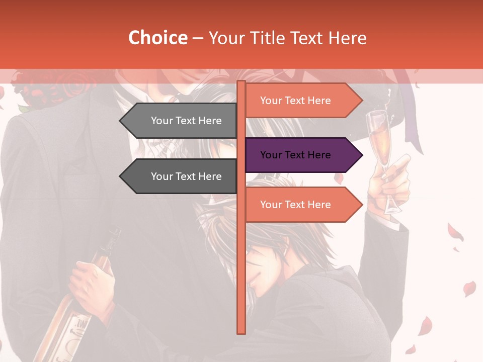 A Couple Of People That Are Hugging Each Other PowerPoint Template