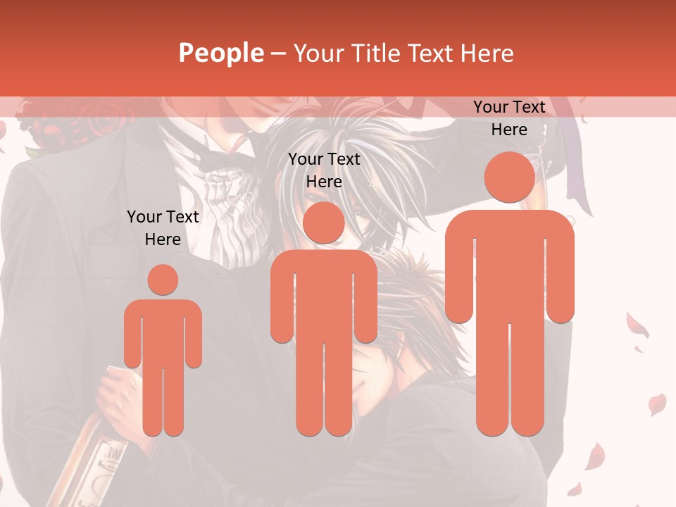 A Couple Of People That Are Hugging Each Other PowerPoint Template