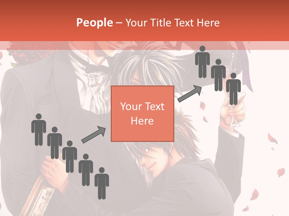 A Couple Of People That Are Hugging Each Other PowerPoint Template