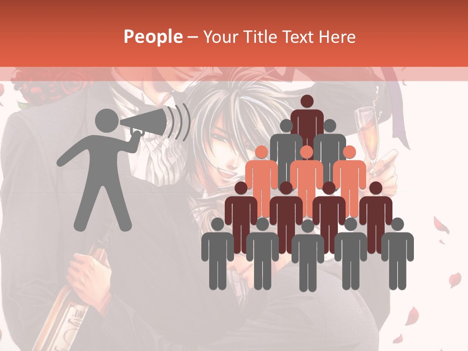 A Couple Of People That Are Hugging Each Other PowerPoint Template