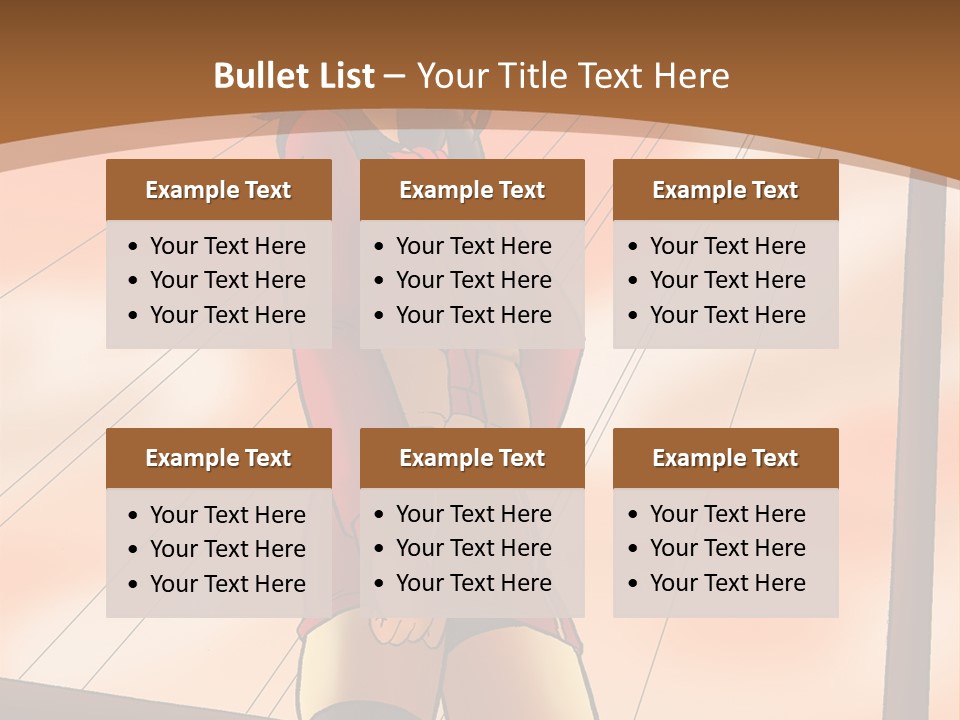 A Woman In A Red Dress Is Standing On A Bridge PowerPoint Template