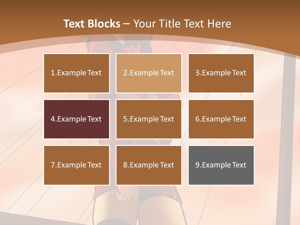 A Woman In A Red Dress Is Standing On A Bridge PowerPoint Template