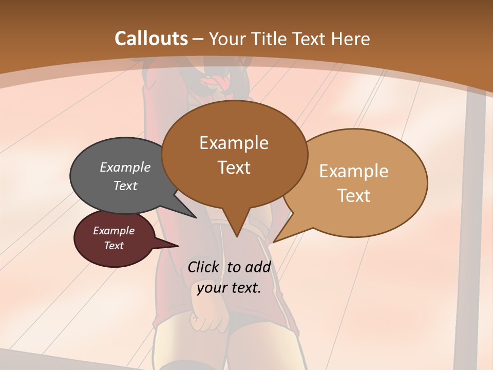 A Woman In A Red Dress Is Standing On A Bridge PowerPoint Template