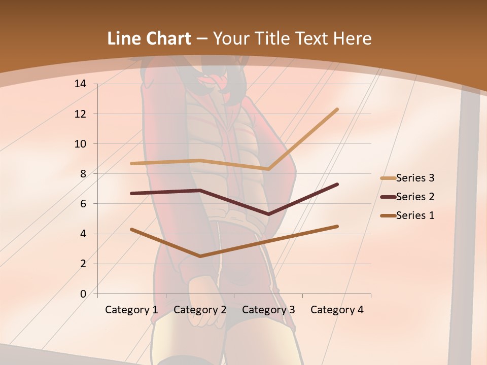 A Woman In A Red Dress Is Standing On A Bridge PowerPoint Template