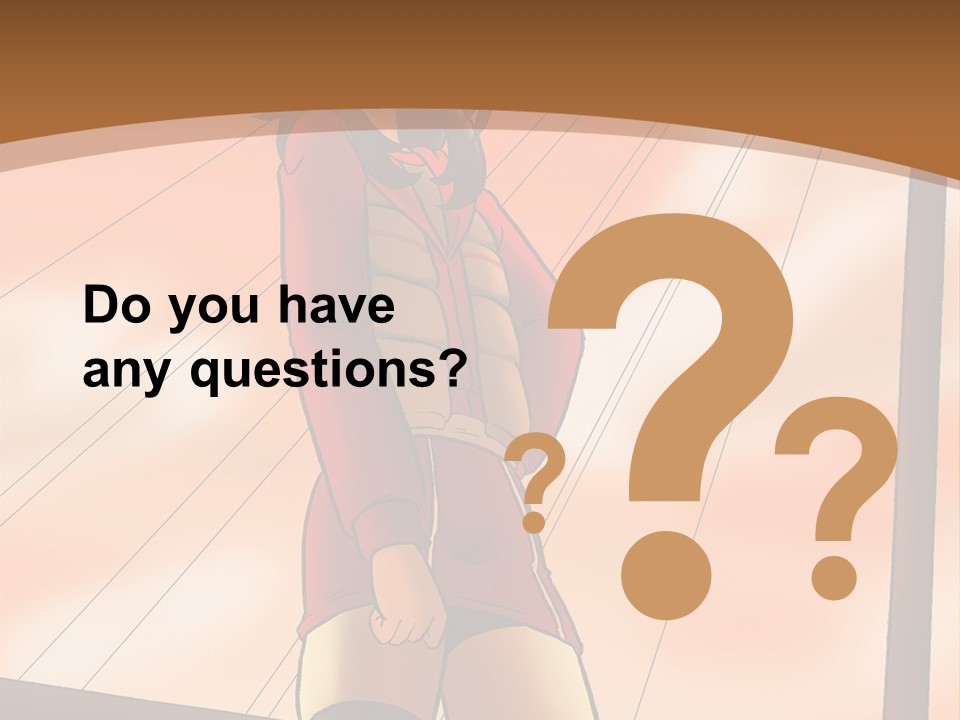 A Woman In A Red Dress Is Standing On A Bridge PowerPoint Template