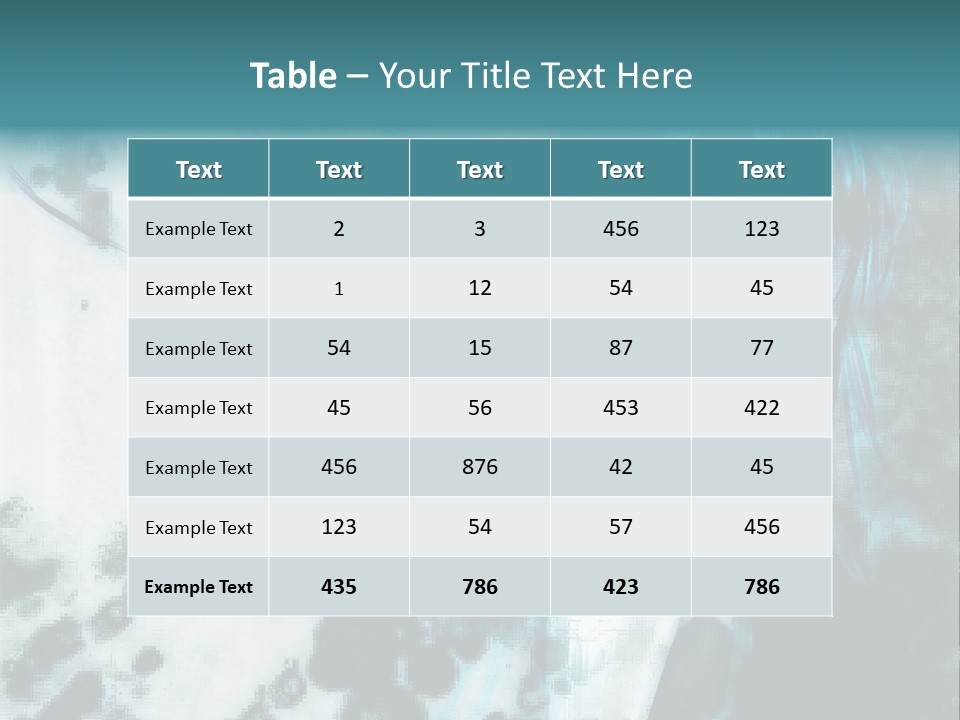 A Woman With Blue Hair Is Standing In Front Of A Black And White Background PowerPoint Template