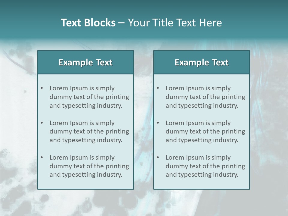 A Woman With Blue Hair Is Standing In Front Of A Black And White Background PowerPoint Template