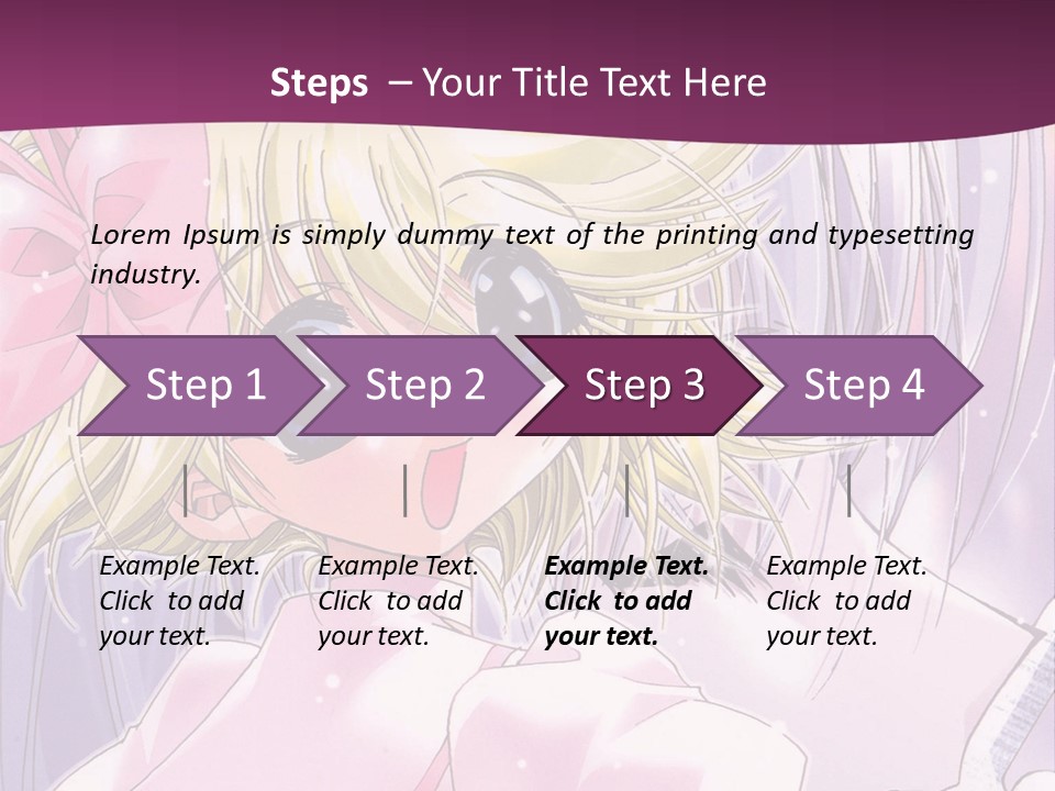 A Girl In A Pink Dress With A Pink Bow On Her Head PowerPoint Template