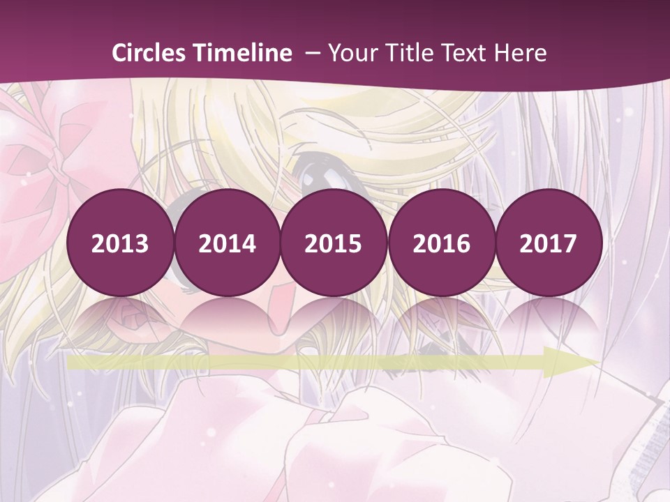 A Girl In A Pink Dress With A Pink Bow On Her Head PowerPoint Template