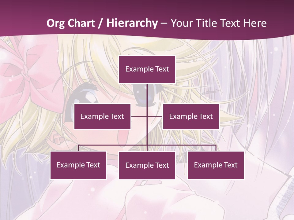 A Girl In A Pink Dress With A Pink Bow On Her Head PowerPoint Template