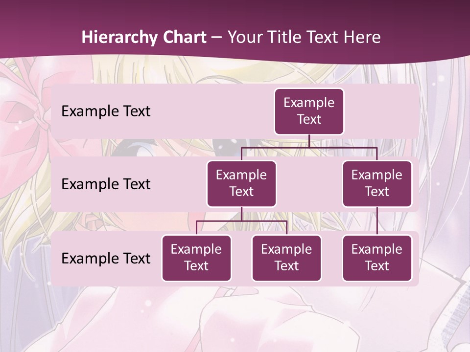 A Girl In A Pink Dress With A Pink Bow On Her Head PowerPoint Template