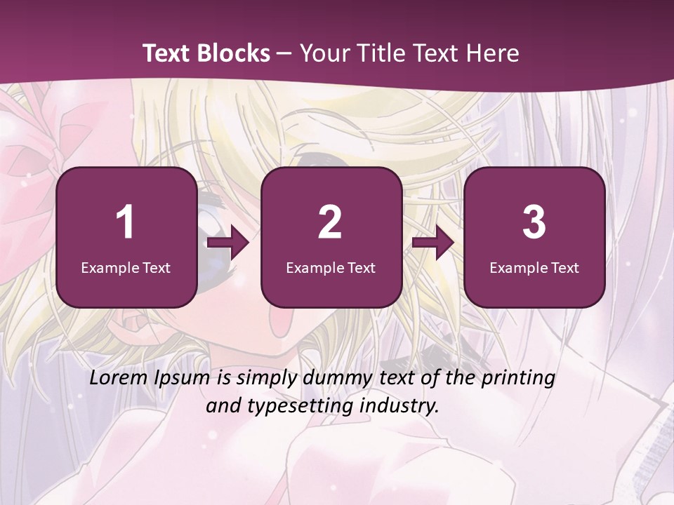 A Girl In A Pink Dress With A Pink Bow On Her Head PowerPoint Template