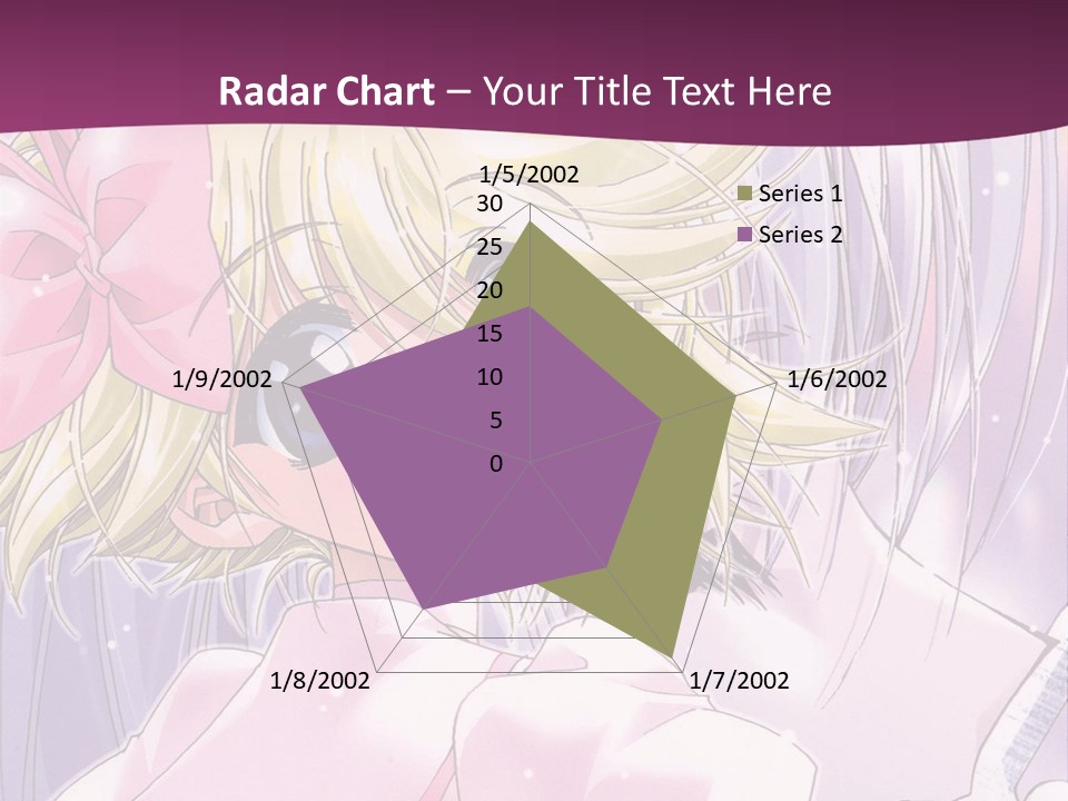 A Girl In A Pink Dress With A Pink Bow On Her Head PowerPoint Template