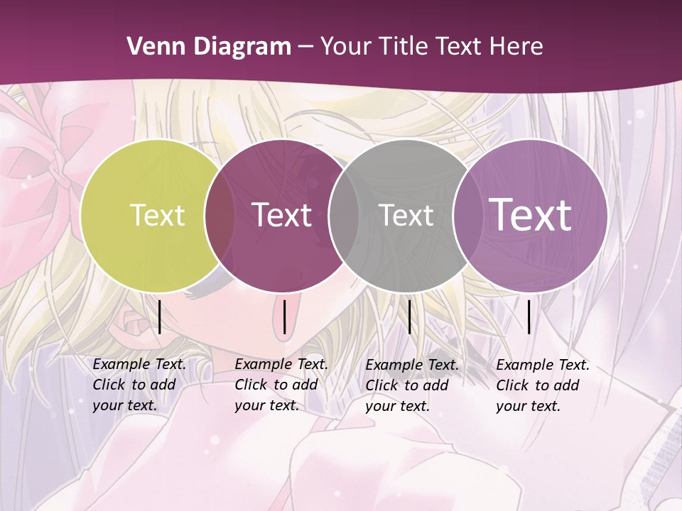 A Girl In A Pink Dress With A Pink Bow On Her Head PowerPoint Template