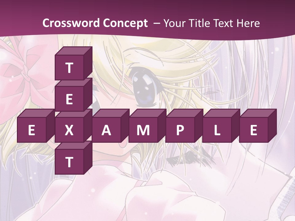 A Girl In A Pink Dress With A Pink Bow On Her Head PowerPoint Template