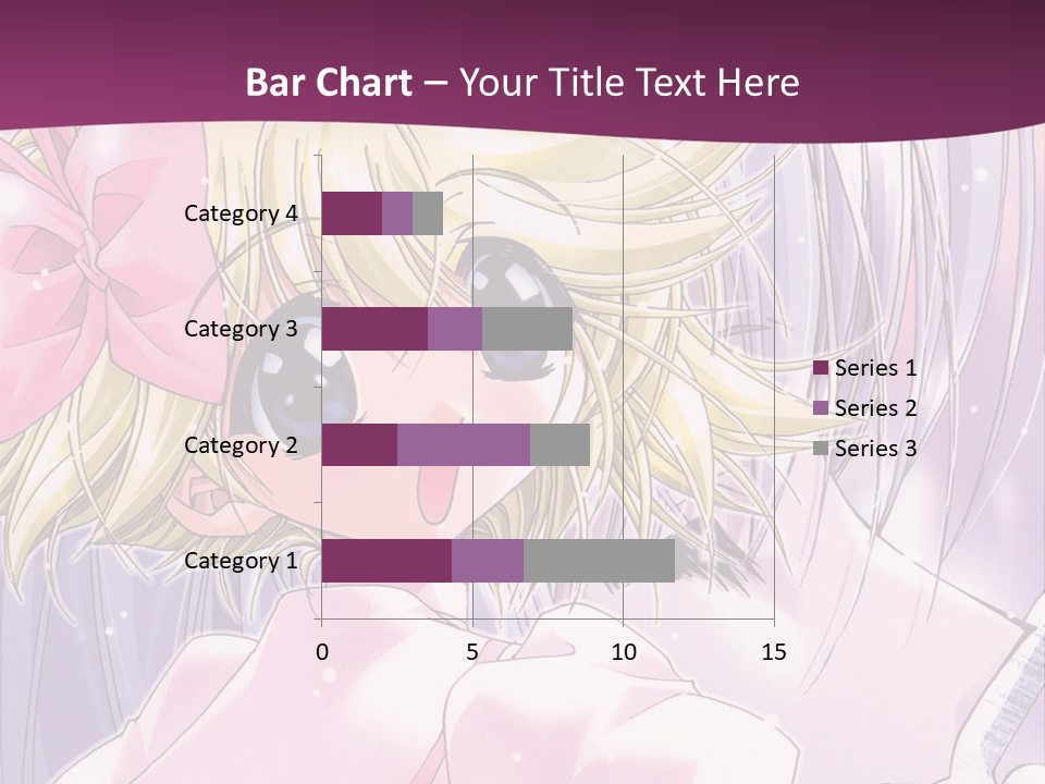 A Girl In A Pink Dress With A Pink Bow On Her Head PowerPoint Template