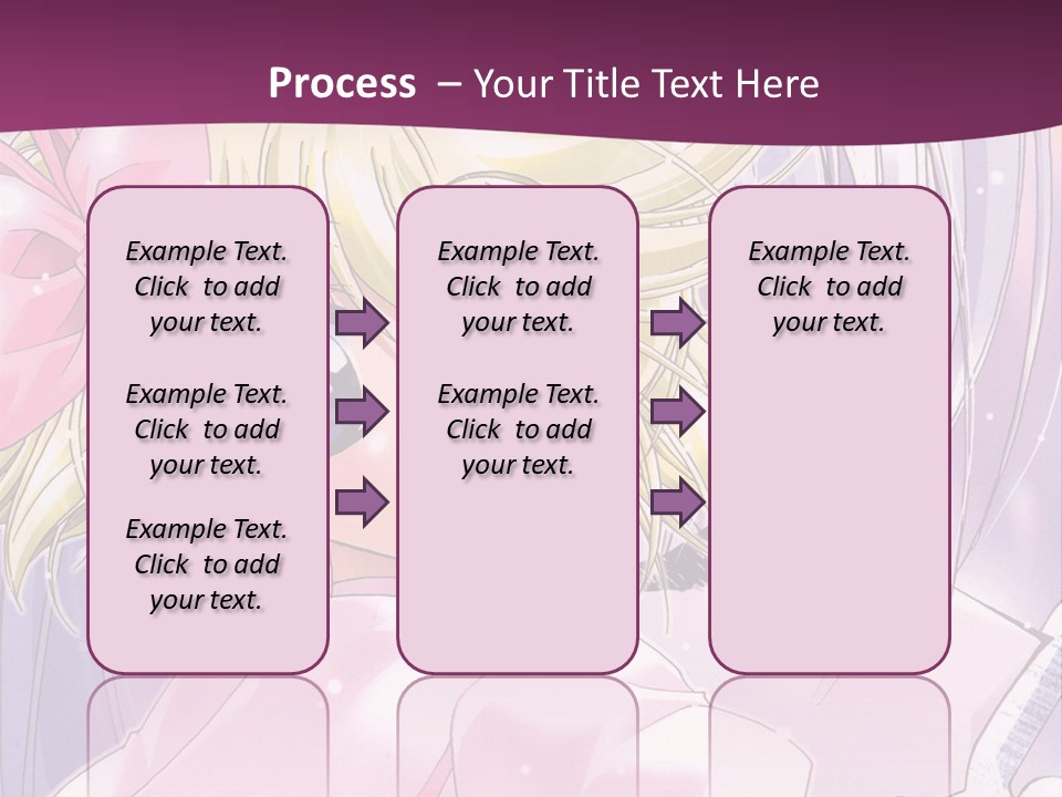 A Girl In A Pink Dress With A Pink Bow On Her Head PowerPoint Template