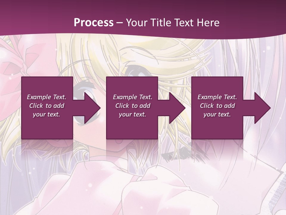 A Girl In A Pink Dress With A Pink Bow On Her Head PowerPoint Template