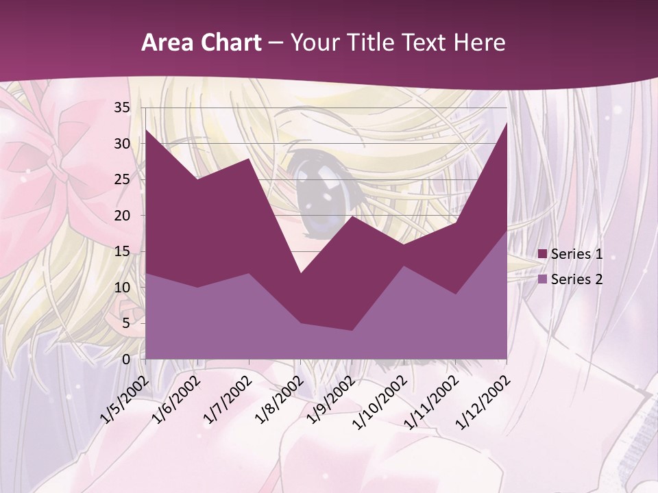 A Girl In A Pink Dress With A Pink Bow On Her Head PowerPoint Template