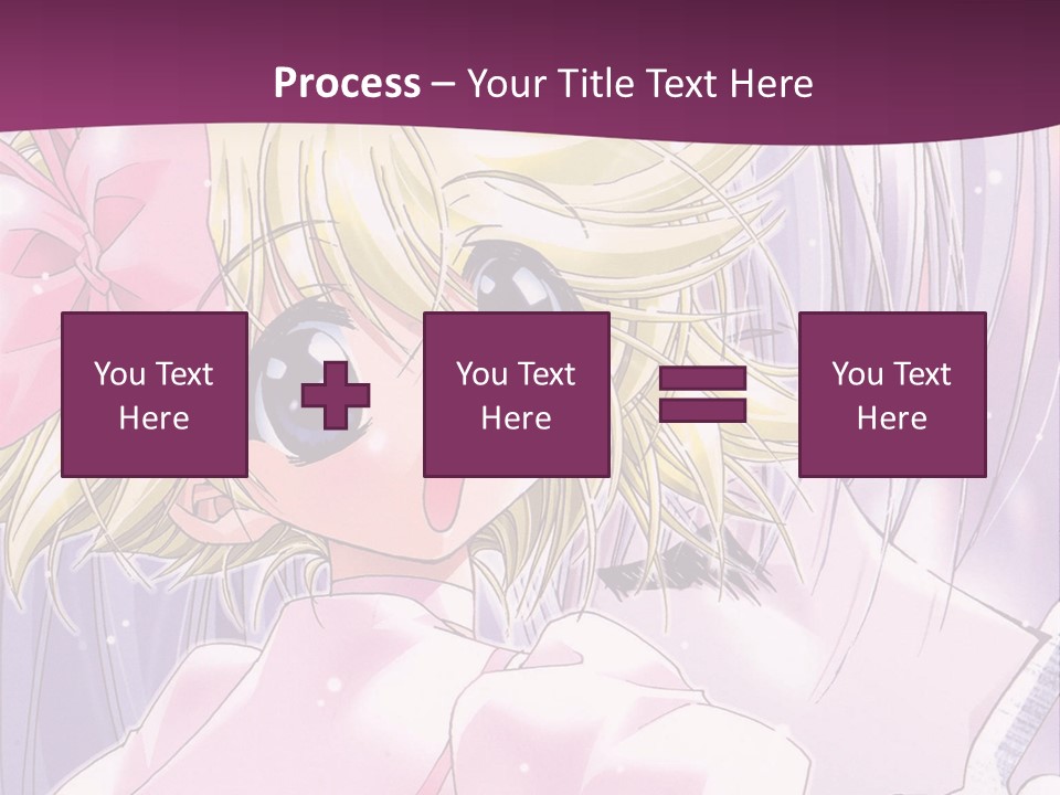 A Girl In A Pink Dress With A Pink Bow On Her Head PowerPoint Template