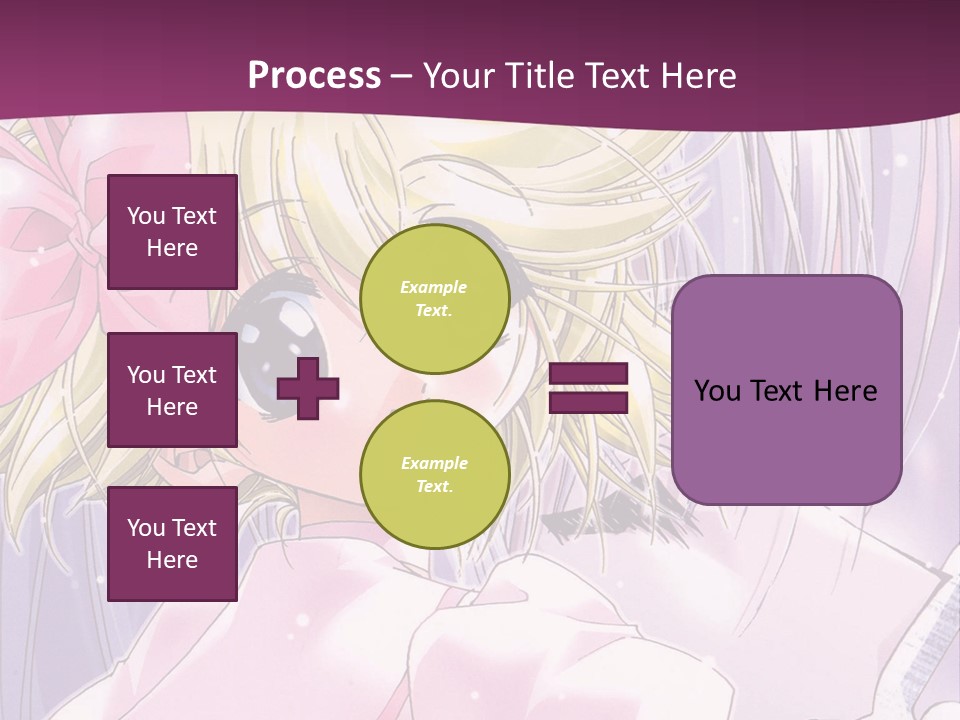 A Girl In A Pink Dress With A Pink Bow On Her Head PowerPoint Template