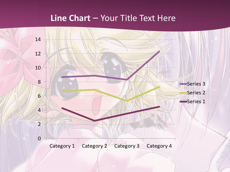 A Girl In A Pink Dress With A Pink Bow On Her Head PowerPoint Template