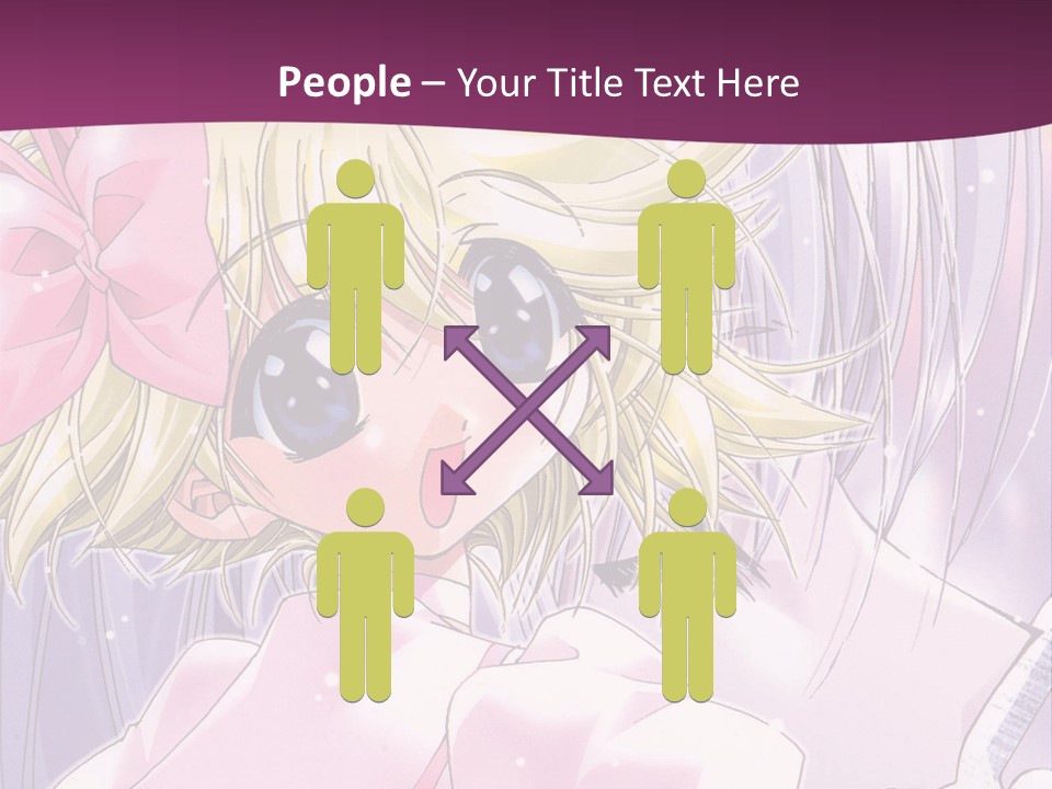 A Girl In A Pink Dress With A Pink Bow On Her Head PowerPoint Template