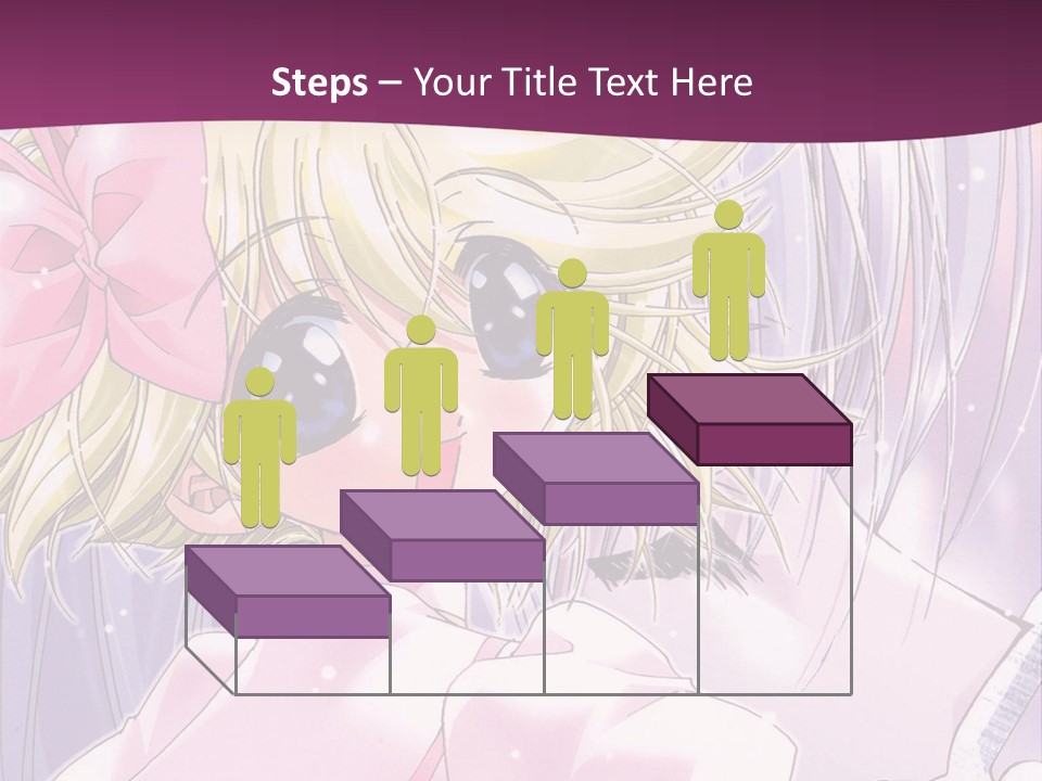 A Girl In A Pink Dress With A Pink Bow On Her Head PowerPoint Template